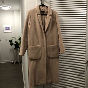 Cream/Beige Topshop coat
